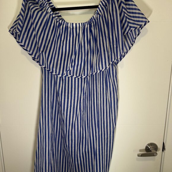 J CRE OFF THE SHOULDER BEACH COVER UP SIZE L - Picture 6 of 6